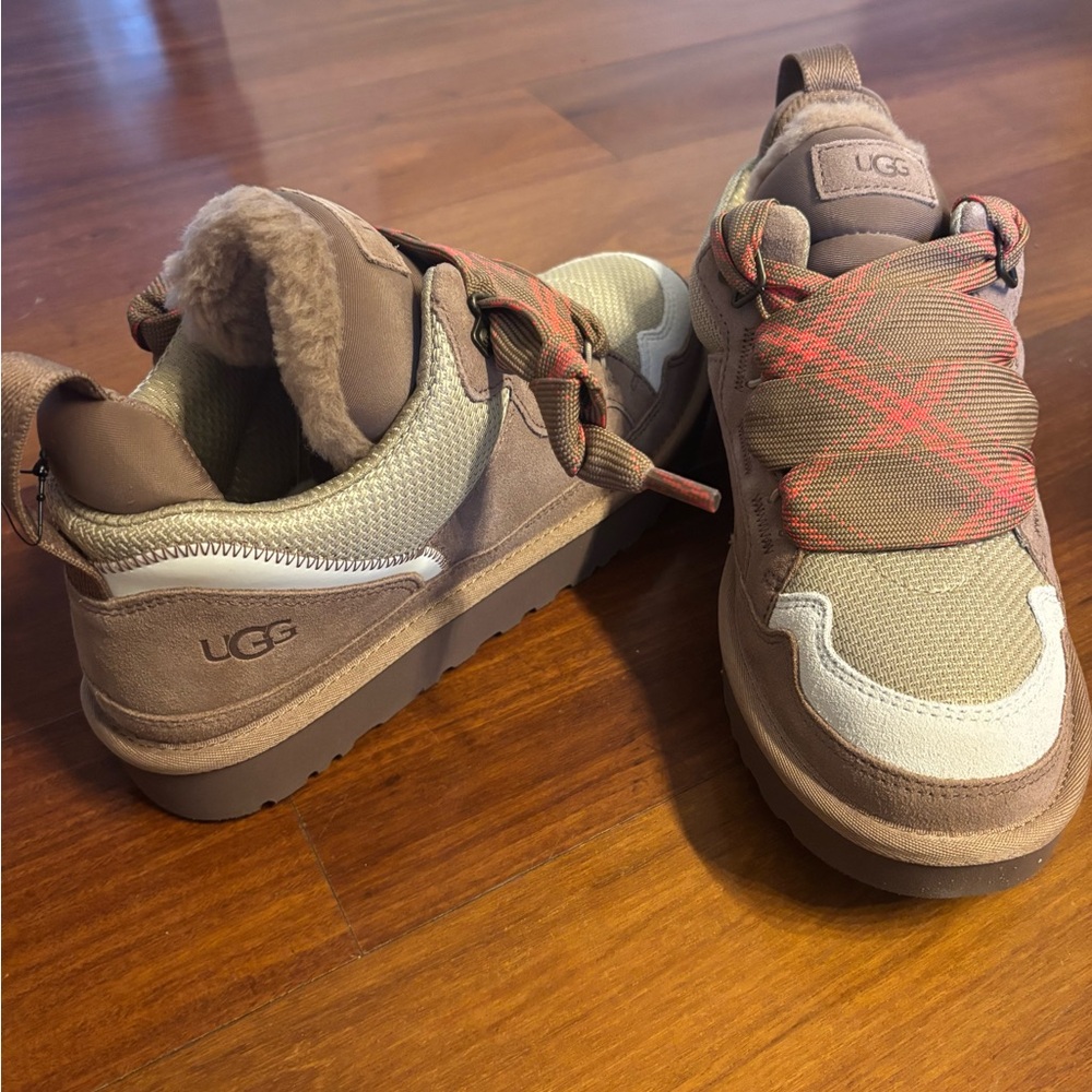 UGG Lowmel Sneakers in Tan and Cream